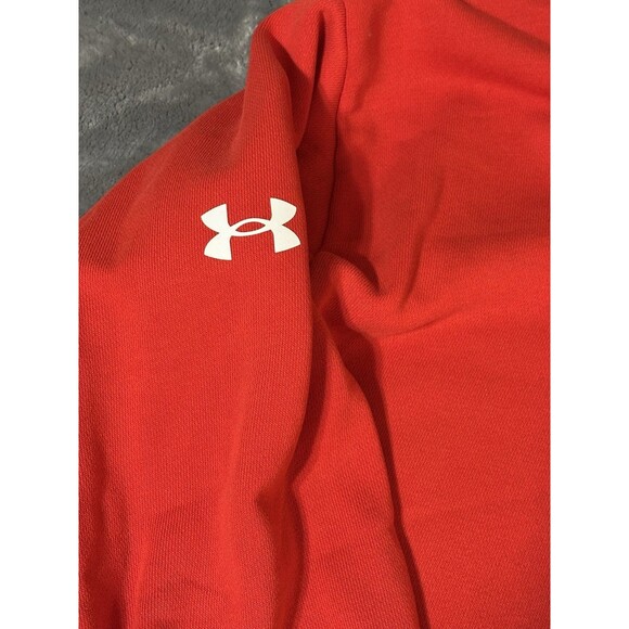 Under Armour XFL DC Defenders Hoodie Red Full Zip Blood Sweat Respect Men’s 3XL - Picture 5 of 12